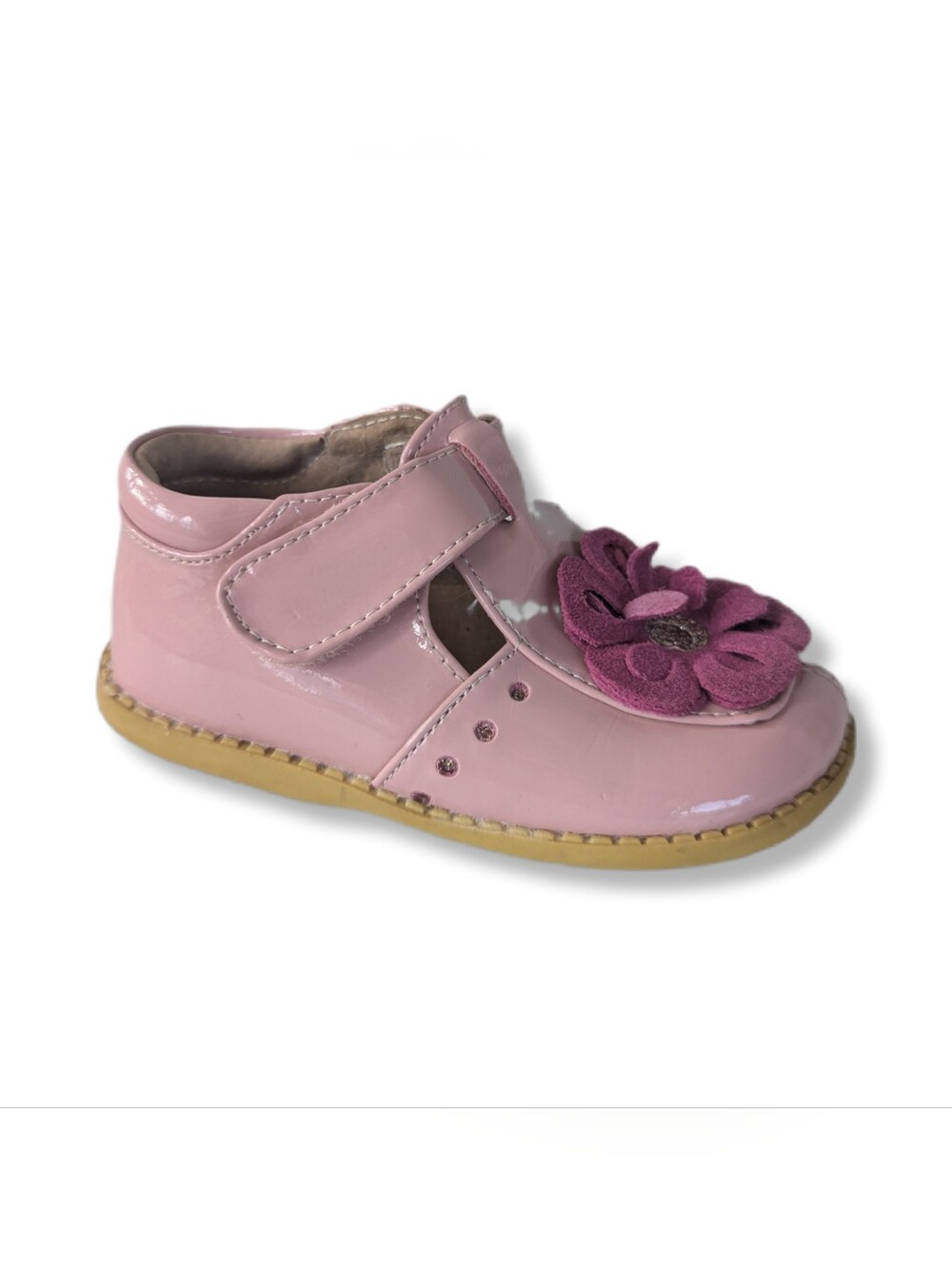 Livie & Luca Girls Blossom Pink Leather Shoes